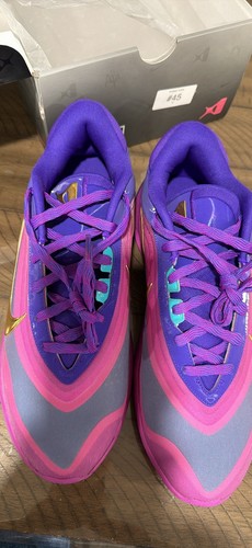 Nike Purple/Pink/Teal/Gold Colorblock Low Top Sneakers