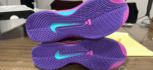 Nike Purple/Pink/Teal/Gold Colorblock Low Top Sneakers - photo 3