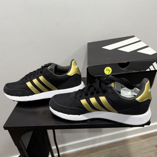 adidas UltraBoost 20 Black/Gold/White Sneakers GX1714 - photo 4