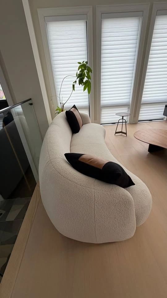 Organic Sofa – Designer Bouclé Sofa | 240 cm - Today $2650 - photo 5
