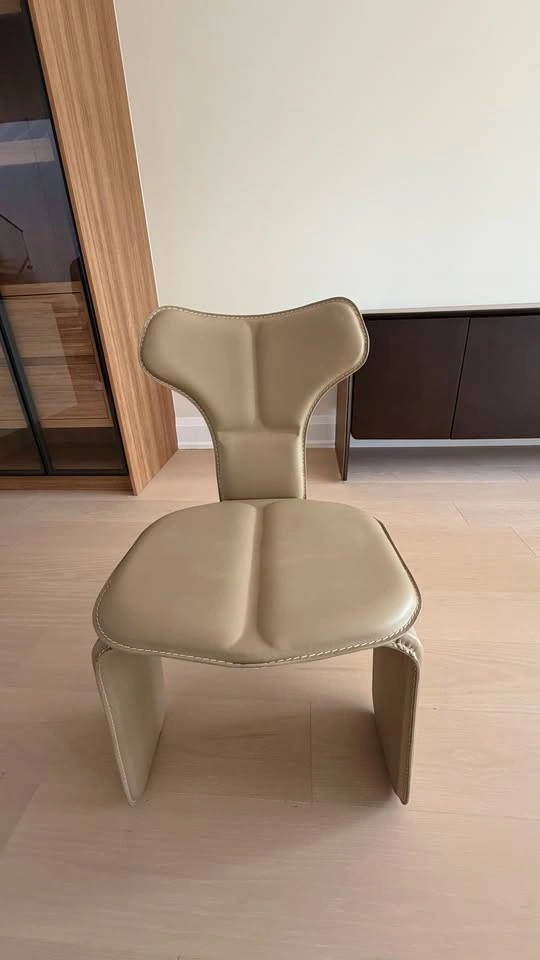 Chair – Natural Leather | Modern Designer Chair - photo 2