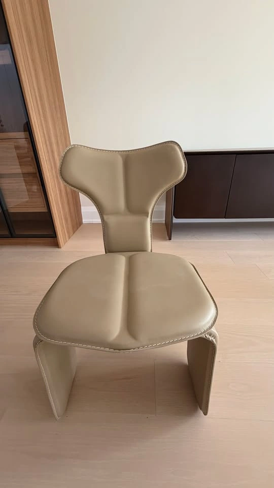 Chair – Natural Leather | Modern Designer Chair - photo 4