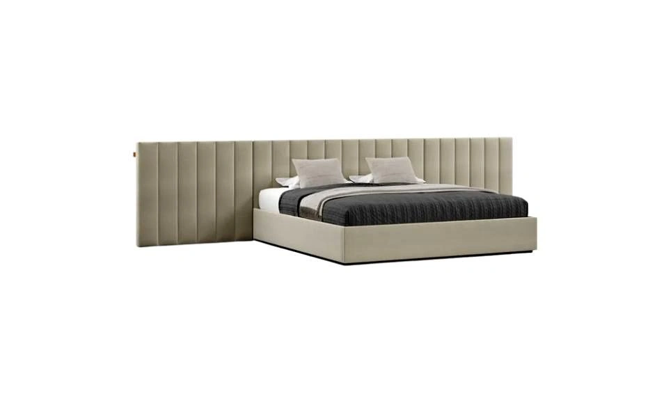King Bed with Lateral Panels – Luxury Designer Bed