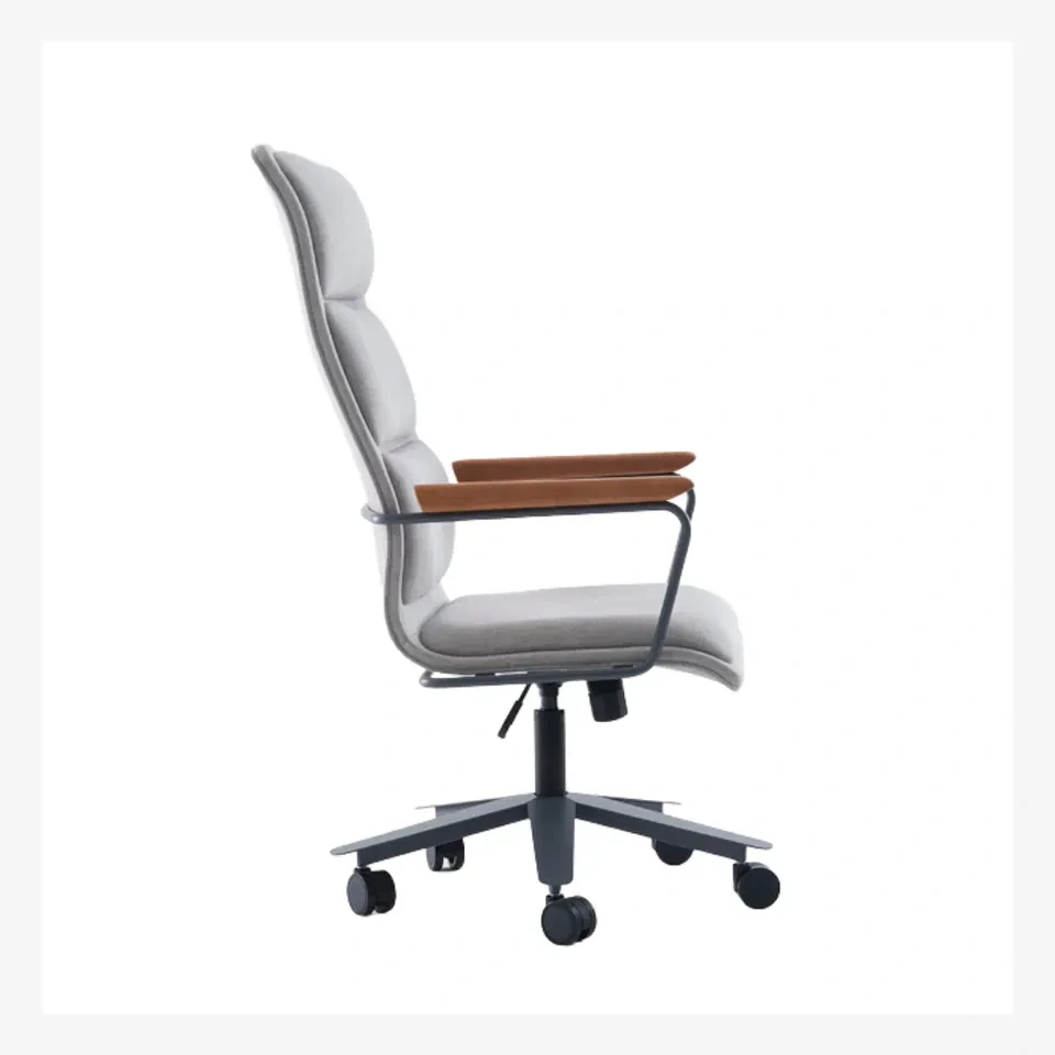 Executive Office Chair – Designer Ergonomic Chair – Grey - photo 2