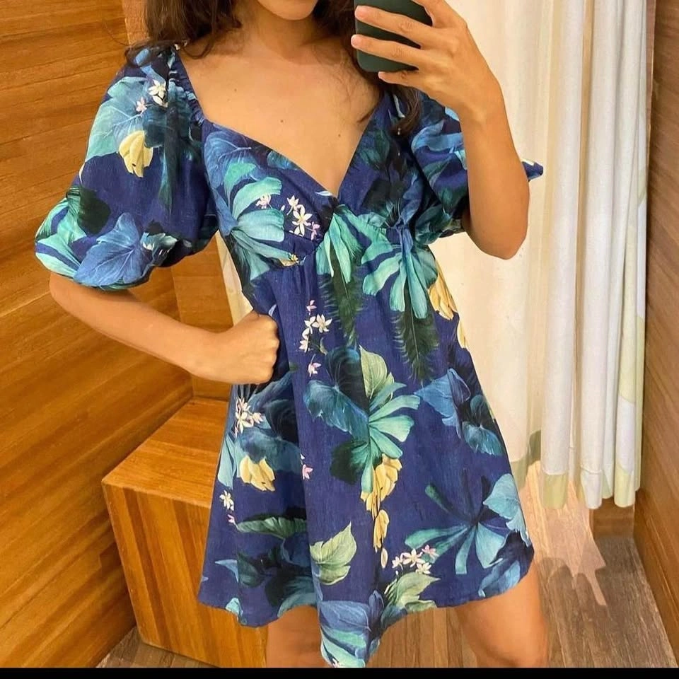 Authentic FARM Rio Tropical Print Mini Dress - photo 4