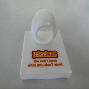 Rare “No Yolks” Retailers’ Acrylic Advertising Display
