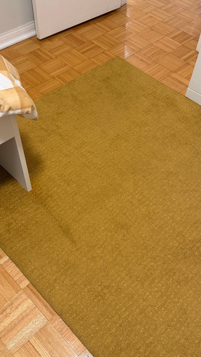 IKEA Mustard Yellow Area Rug