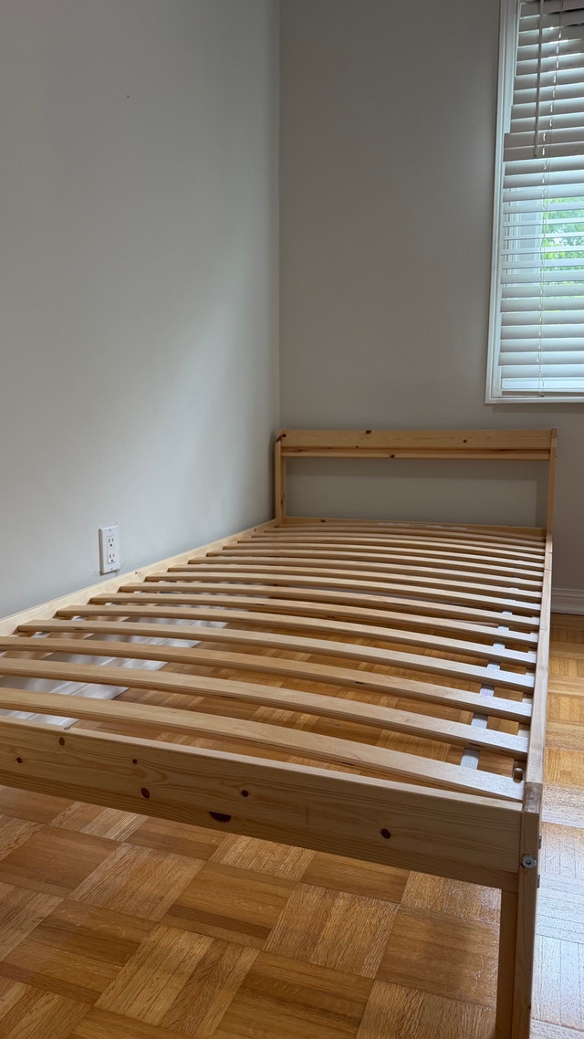 IKEA Pine Twin Bed Frame