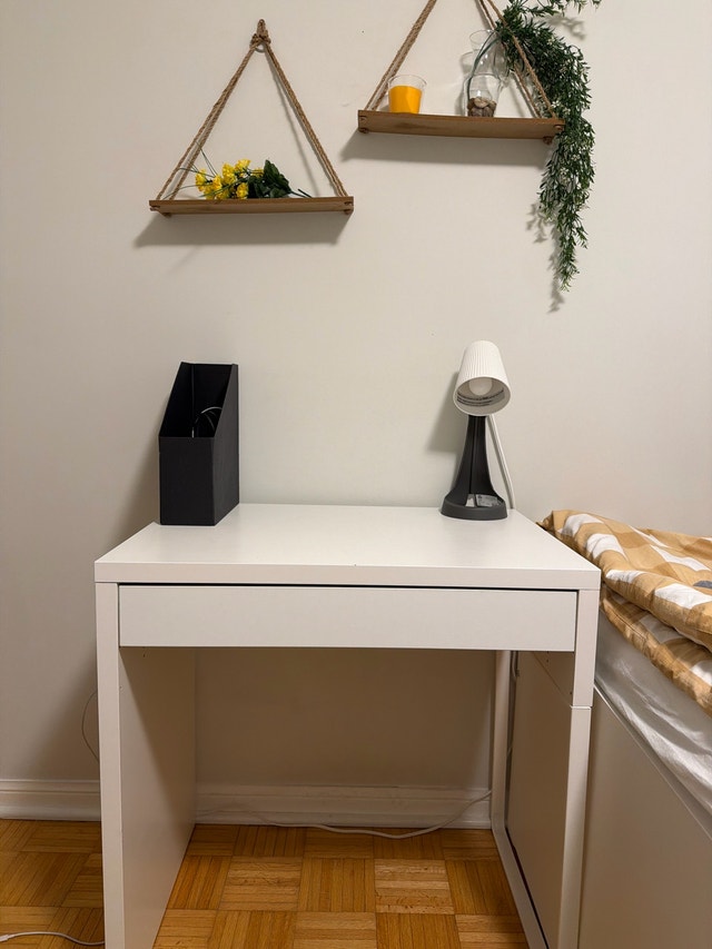 IKEA white desk