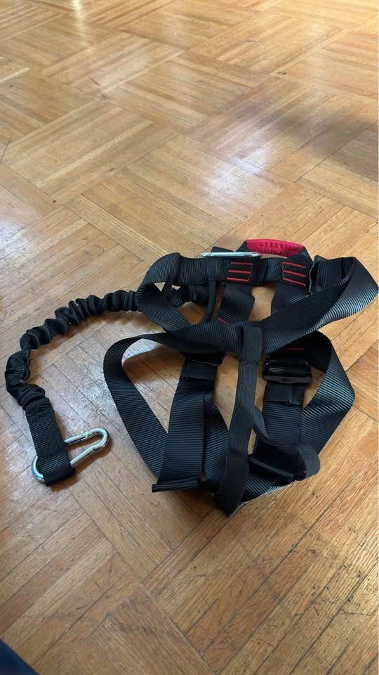 Rock Climbing Harness with D-Ring and Slotted Buckles - photo 2