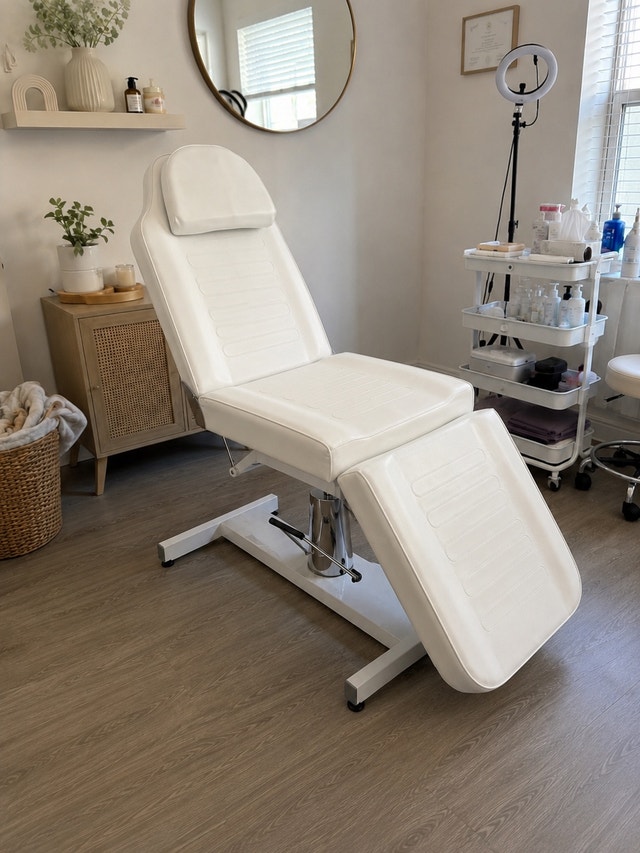 Hydraulic Esthetician / Lash / Tattoo Chair – Full Size - photo 2