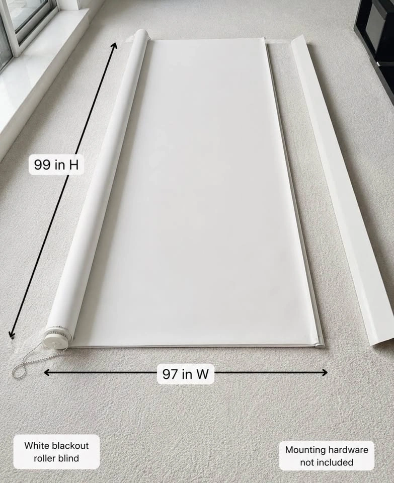 PREMIUM 3% sunscreen / solar roller blinds - Like New - photo 4