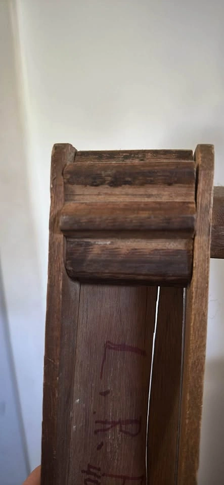 British World War I wooden gas alarm rattle - photo 2
