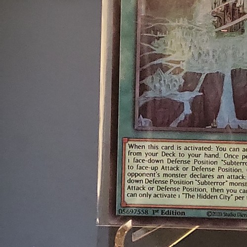 Yu-Gi-Oh! TCG BLGG-EN115 The Hidden City Ultra Rare 1st Ed. NM - photo 2