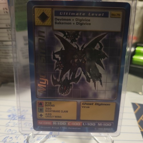 1999 Bandai Digimon Vintage Card - Myotismon #BO-76