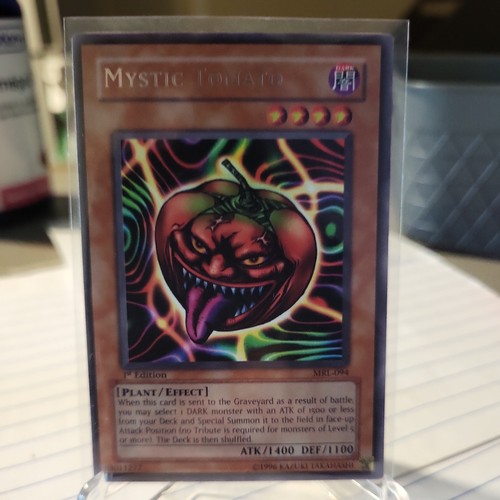 Yugioh 1st Edition Mystic Tomato Rare MRL-094 Pack Fresh