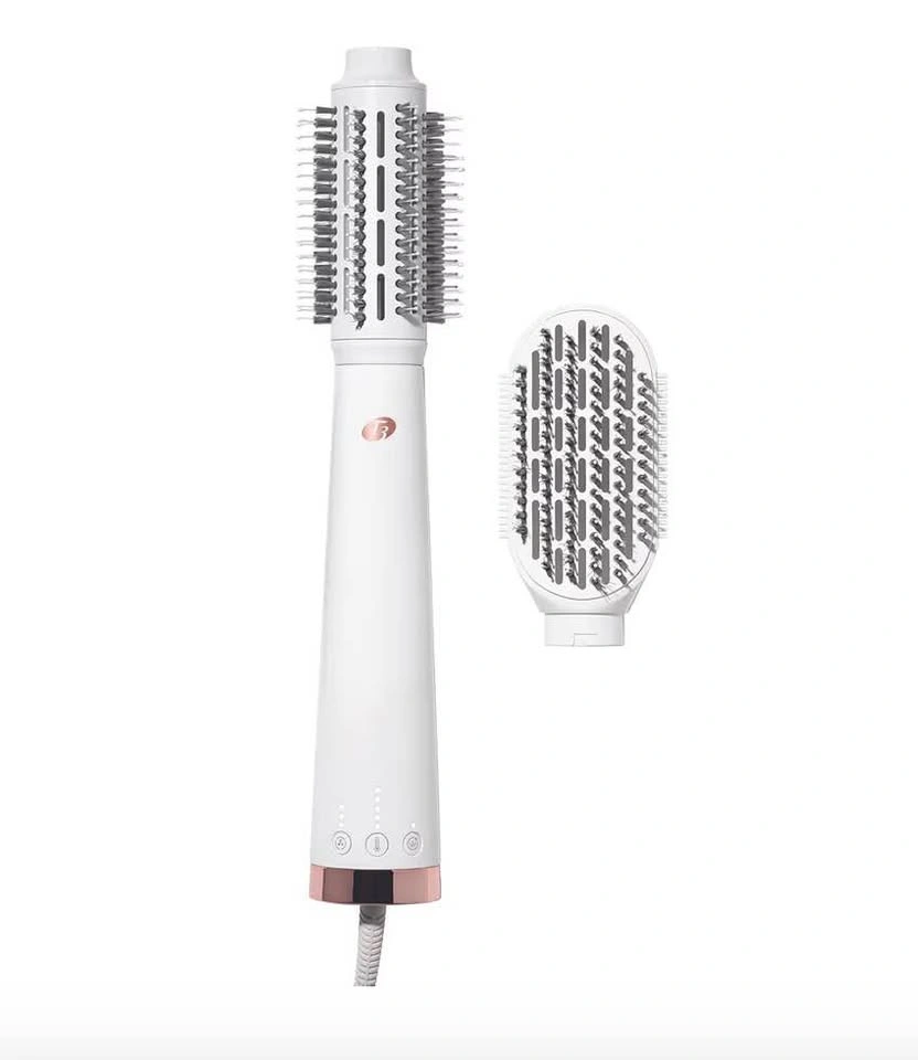 T3 AireBrush Duo Interchangeable Hot Air Blow Dry Brush - photo 2