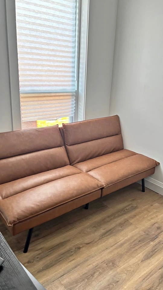 Mainstays Pillow Top Futon - camel brown