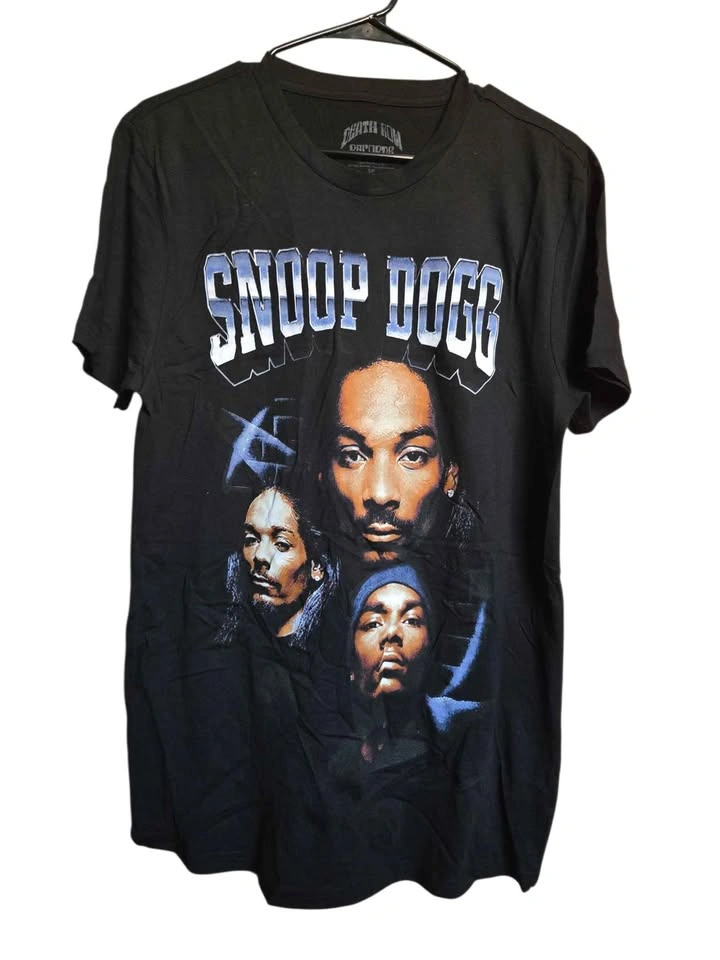 Snoop Dogg Death Row Records Rap Tee Vintage Style Hip Hop Graph - photo 3