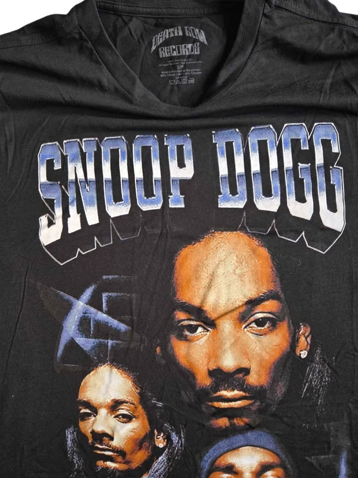 Snoop Dogg Death Row Records Rap Tee Vintage Style Hip Hop Graph - photo 5