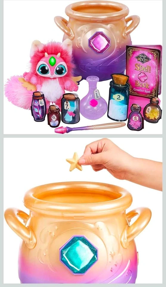 Magic Mixies Magic Cauldron Interactive Plush Creation Set - photo 2
