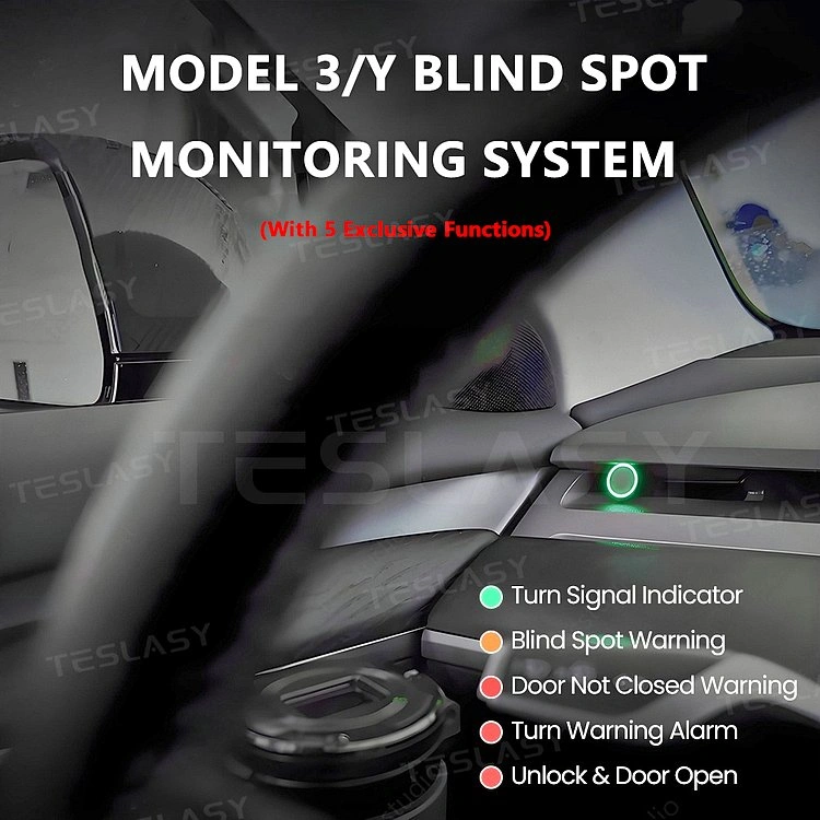Tesla Model Y Blind Spot Monitoring System