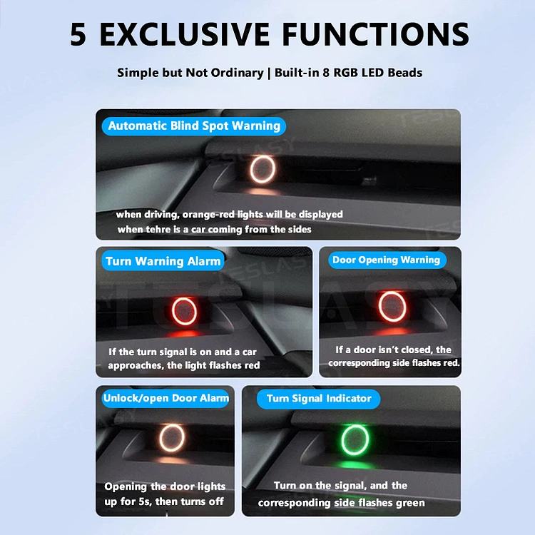 Tesla Model Y Blind Spot Monitoring System - photo 2