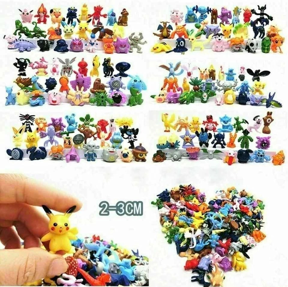 Pokémon Mini Figures 24pc Set – 2–3CM Collectible Toys