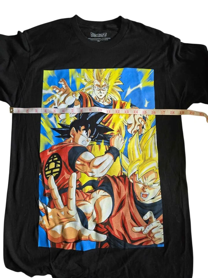 Dragon Ball Z Goku Super Saiyan Graphic Tee Black Medium - photo 3