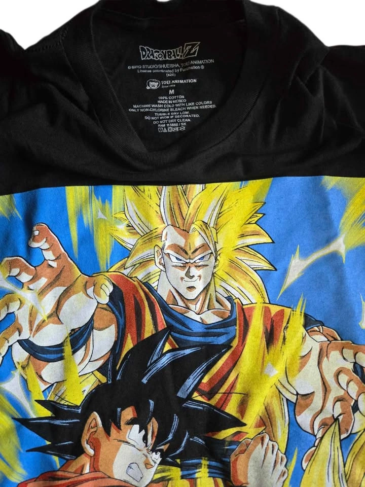 Dragon Ball Z Goku Super Saiyan Graphic Tee Black Medium - photo 4