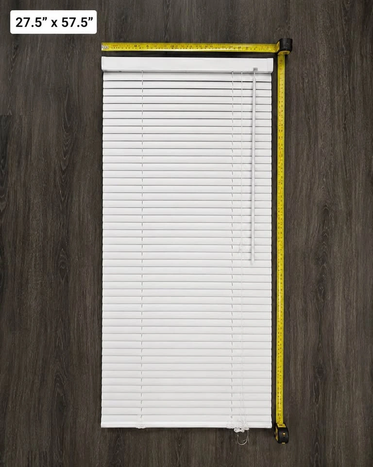 3x White Venetian Blinds w/ Hardware – FOR Basement Window Sizes - photo 4