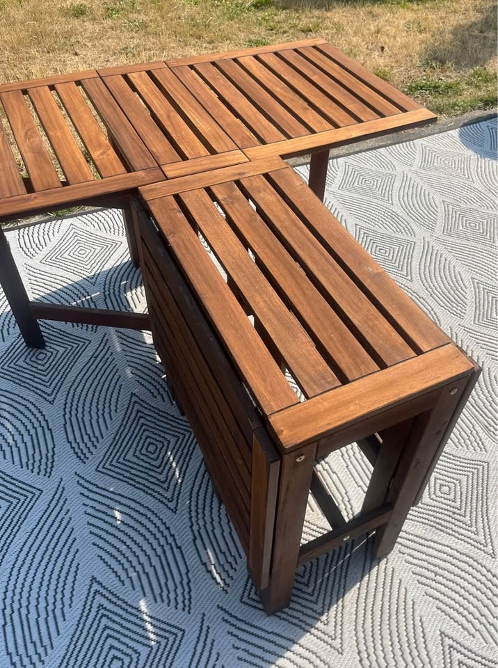 2x IKEA ÄPPLARÖ Gateleg Tables - Excellent Condition - photo 3
