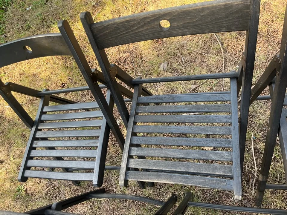 5 IKEA "Frösvi" Folding Chairs - photo 4