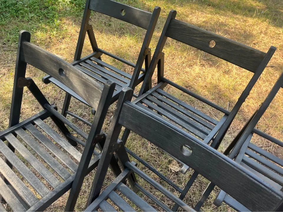 5 IKEA "Frösvi" Folding Chairs - photo 5
