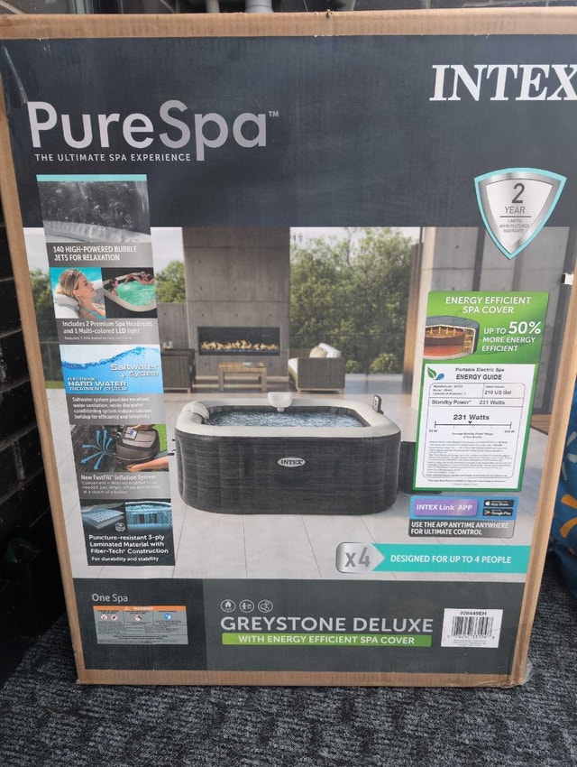 INTEX PURE SPA HOT TUB - NEW