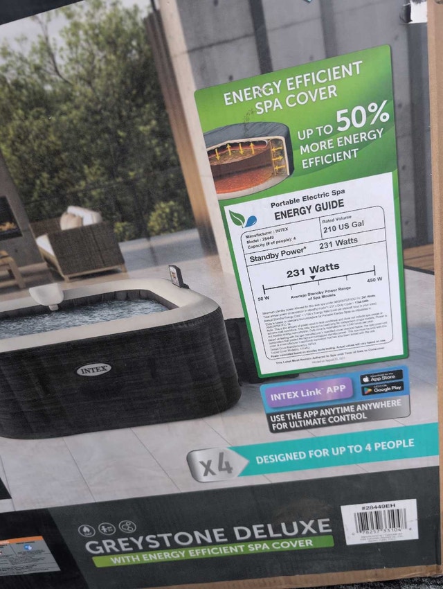 INTEX PURE SPA HOT TUB - NEW - photo 3