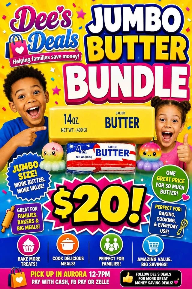 Jumbo Butters Squishy Bundle ONLY $20 for 4 squishy