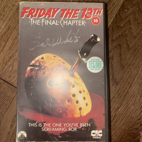 (SIGNED) Friday the 13th - Part 4: The Final Chapter (VHS, 1994)