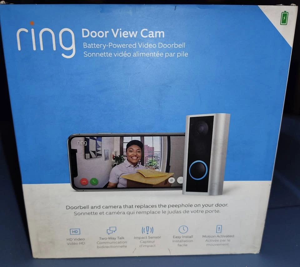 Ring Door View (peephole) Cam with spare batteries - photo 2