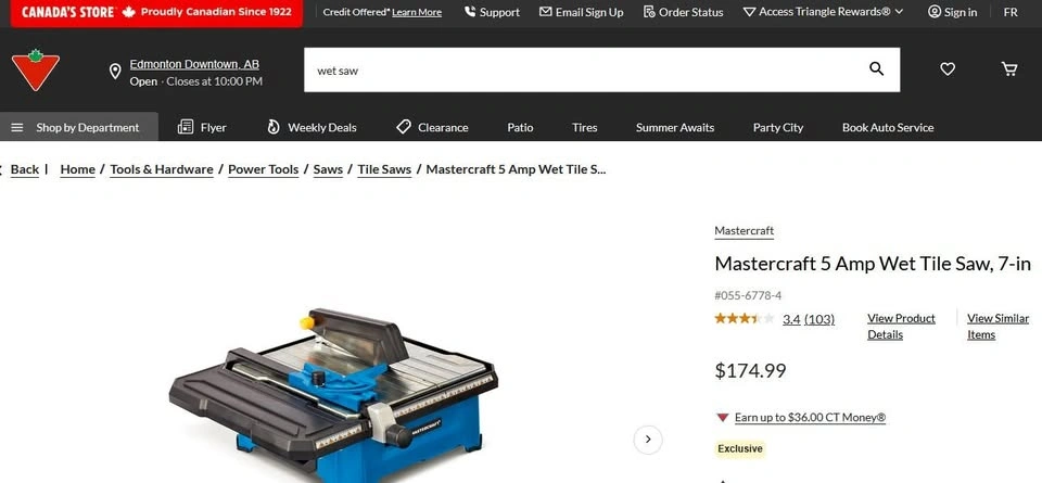 Wet saw for ceramic / porcelain / glass tile - photo 3