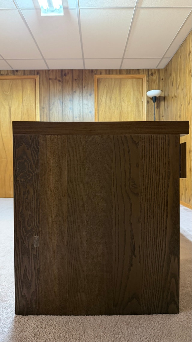 Dark Wood Desk - photo 4