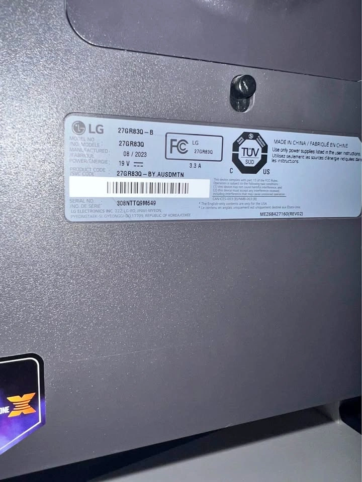 LG UltraGear 27" QHD 240Hz 1ms Gaming Monitor