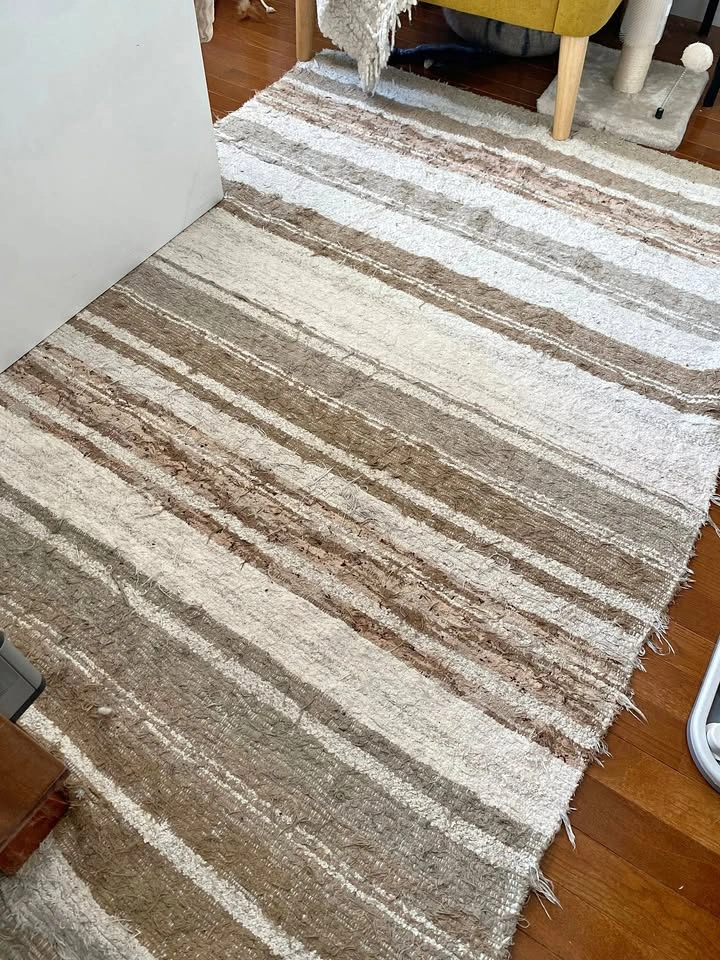 Striped Rug (machine washable!)