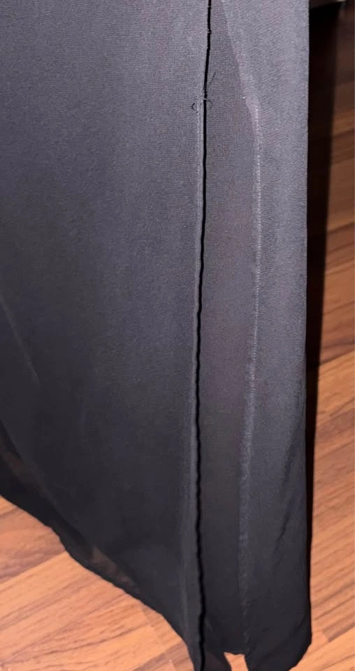Hollow Knitted Loose Sweater & Sheer Maxi/Midi Skirts Pair - photo 4