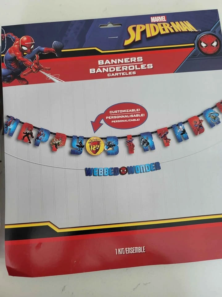 Spiderman birthday decorations - photo 3
