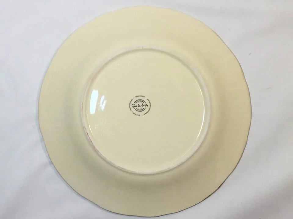 Vintage Large Sur La Table Italian Ceramic Rooster Plate image indicator(3)