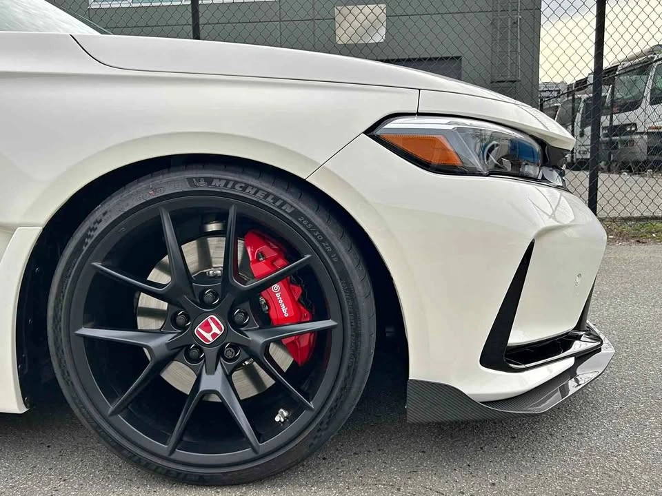 Honda Civic Type-R CARBON FIBER FRONT BUMPER LIP SPLITTER
