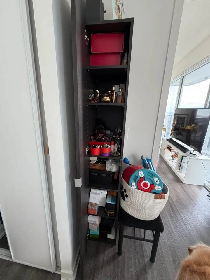 Dark Brown tall Cabinet - photo 2