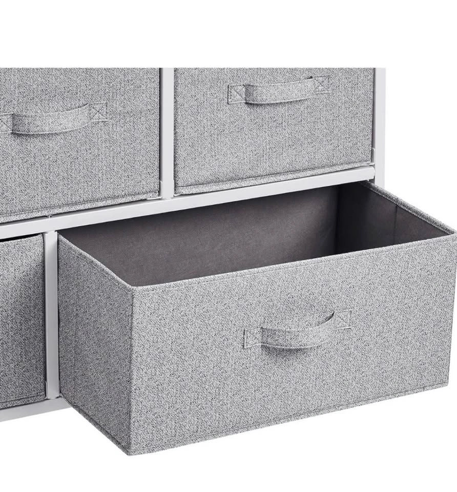 5-Drawer Storage Dresser - White/Grey - photo 2