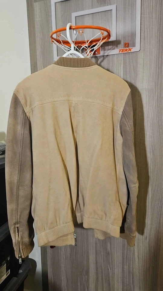 7 for all mankind Lamb Leather Bomber Jacket - photo 2